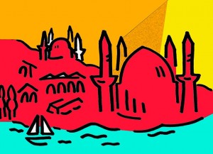 istanbul-red-yellow-driehoekje-+-geel-+-aqua-gr